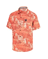 Tommy Bahama Men's Orange Chicago Bears Coconut Point Isla Palmetta Camp Button-Up Shirt