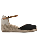 White Mountain Women's Maintain Espadrille Wedge Sandals