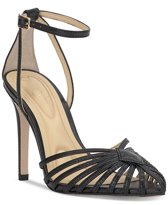 Jessica Simpson Women's Paveri Huarache Strappy Stiletto Pumps