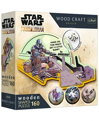 Trefl Wood Craft Puzzles Trefl Wood Craft 160 Piece Wooden Puzzle - Star Wars - The Mandalorian Reunite