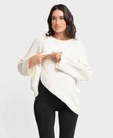 Seraphine Women's Maternity Crew Neck Sweater