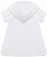 Little Me Baby Girls Pom Hooded Swim Cover-Up