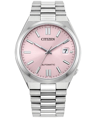 Citizen Unisex Sport Luxury Automatic Tsuyosa Silver-Tone Stainless Steel Bracelet Watch 37mm