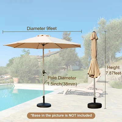 Mondawe 9FT Patio Umbrella