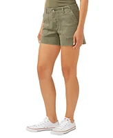 Silver Jeans Co. Women's Suki Mid Rise Curvy Fit Shorts