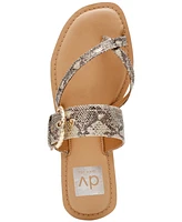 Dv Dolce Vita Women's Joolz Buckle Slip-On Flat Sandals