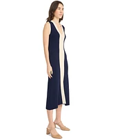 Luxely Women's Colorblocked Sweater Dress