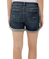 Silver Jeans Co. Women's Elyse Mid Rise Comfort Fit Shorts