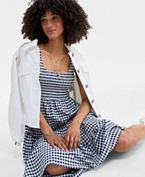 On 34th Womens Relaxed Utility Jacket Printed Tiered Scoop Neck Tank Dress Gold Tone 2 Pc. Set Imitation Pearl Hoop Stud Earrings Gold Tone Crystal Heart Two Row Pendant Necklace Cassiee Espadrille Flats Exclusively At Macys
