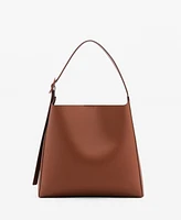 Mango Women's Buckle Detail Shopper Bag