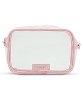 Madden Girl Ryann Clear Vinyl Camera Crossbody Bag