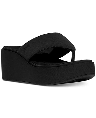 FitFlop Women's Flatforms Wedge Toe-Post Sandals