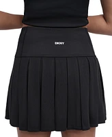 Dkny Sport Women's Court Pique-Knit Pleated Tennis Skort