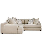 Klarke 3-Pc. L Sectional With Deep Seating, Exclusively at Macy's