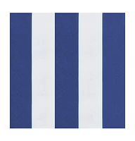 Garden Bench Cushions 2pcs Blue&White Stripe 78.7"x19.7"x2.8" Fabric