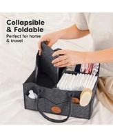 KeaBabies Original Baby Diaper Caddy Organizer, Large Storage Organizer for Nursery, Changing Table