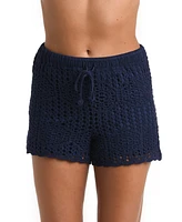 La Blanca Women's Waverly Crochet Beach Shorts