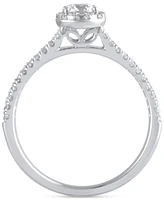 Diamond Teardrop Halo Bridal Set (1 ct. t.w.) in 14k White Gold