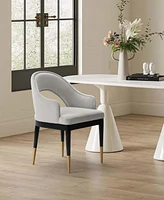Manhattan Comfort 22.4" Carrington Modern Velvet Dining Armchair