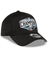 New Era Men's Black Philadelphia Eagles 2024 Nfc East Division Champions Locker Room 9FORTY Adjustable Hat