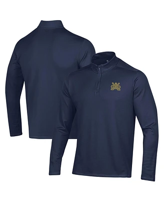 Under Armour Men's Navy Notre Dame Fighting Irish Ireland Motion Quarter-Zip Pullover Top