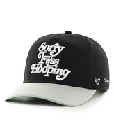 '47 Brand Men's x Brand Seen Sorry I Was Hooping Black/Silver San Antonio Spurs Two-Tone Hitch Adjustable Hat