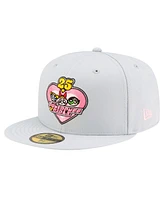 New Era Men's Gray The Powerpuff Girls 25th Anniversary 59FIFTY Fitted Hat