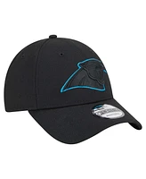 New Era Men's Black Carolina Panthers Momentum 9FORTY Adjustable Hat