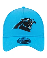 New Era Men's Blue Carolina Panthers A-Frame 9FORTY Adjustable Hat