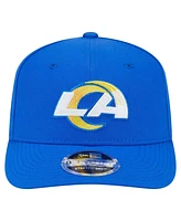 New Era Men's Royal Los Angeles Rams 9SEVENTY Stretch-Snap Hat