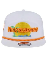 New Era Men's White Nickelodeon Golfer Snapback Hat