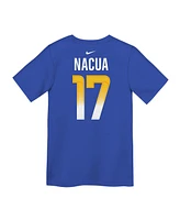 Nike Preschool Puka Nacua Royal Los Angeles Rams Player Name Number T-Shirt