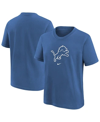 Nike Preschool Blue Detroit Lions Team Logo T-Shirt