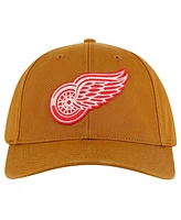 American Needle Men's Tan Detroit Red Wings Hepcat Washed Twill Adjustable Hat