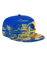 New Era Men's Royal/Gold State Warriors Tip-Off 59FIFTY Fitted Hat