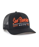 '47 Brand Men's Black San Francisco Giants Garner Trucker Adjustable Hat