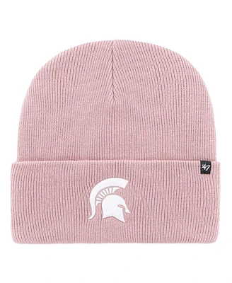 '47 Brand Women's Pink Michigan State Spartans Haymaker Cuffed Knit Hat