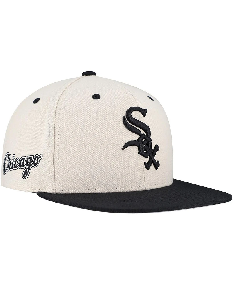 Mitchell & Ness Men's Cream Chicago White Sox Snapback Hat