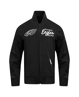 Pro Standard Men's Black Philadelphia Eagles Paint The City Twill Full-Zip Jacket