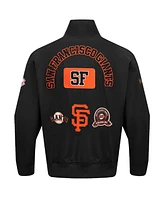 Pro Standard Men's Black San Francisco Giants Area Code Twill Full-Zip Jacket