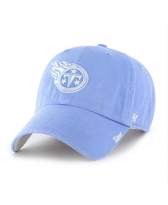 '47 Brand Women's Light Blue Tennessee Titans Luminance Cheer Clean Up Adjustable Hat