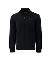 Cutter & Buck Men's Black Ohio State Buckeyes Alumni Logo Roam Full-Zip Jacket