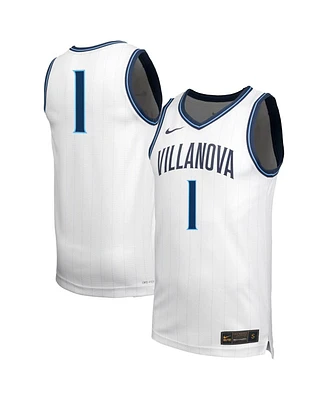 Nike Men's White Villanova Wildcats 1 Retro Replica Basketball Jersey