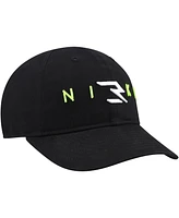 Nike Big Boys and Girls 3BRAND by Russell Wilson Black Dual Logo Adjustable Hat