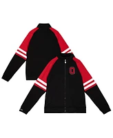 Mitchell & Ness Men's Black Ohio State Buckeyes Mvp 2.0 Track Full-Zip Jacket