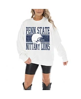 Gameday Couture Women's White Penn State Nittany Lions Fair Catch Pullover Sweatshirt