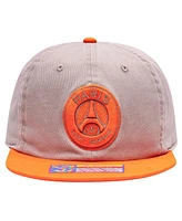 Fan Ink Men's Tan/Orange Paris Saint-Germain Wander Snapback Hat