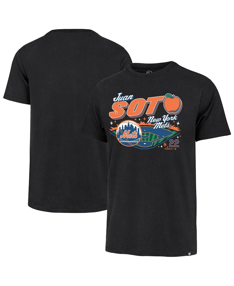 '47 Brand Men's Juan Soto Black New York Mets Graphic T-Shirt