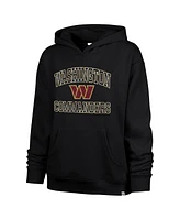 '47 Brand Women's Black Washington Commanders Clarity Naomi Pullover Hoodie