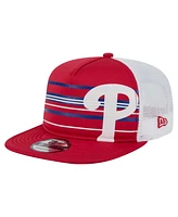 New Era Men's Red Philadelphia Phillies 9FIFTY A-Frame Trucker Snapback Hat